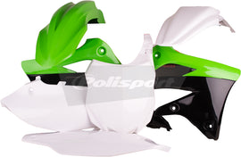 Polisport Plastics OE color plastic body kit with sleek design, featuring durable plastic components for motorcycle or ATV.