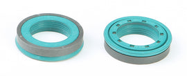 SKF Air Divider Piston Seals Kit 2-piece for suspension, showing close-up of black rubber seals on the piston.