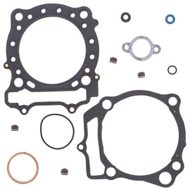 Vertex top end gaskets for Suzuki engines, showing detailed gasket set with seals and components for engine repair.