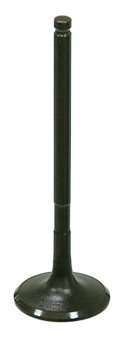 Bronco engine exhaust valve 183-09205E showing metallic component with precise machining and branding markings