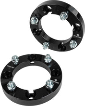 Load image into Gallery viewer, Open Trail 1-inch wheel spacer for 4/137 stud pattern, featuring 12mm x 1.5mm specifications, shown on vehicle wheel.