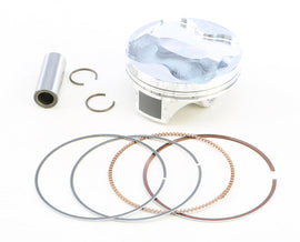 Vertex forged piston kit with 65.98mm bore, 11.7:1 compression ratio, suitable for engine rebuilds, shown in image.