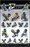 DCOR - Kids Charicature Decal Sheet 4 Mil - 862-90115