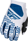 Fly Racing - Youth Kinetic Center Gloves White/Navy Yl - 378-511YL