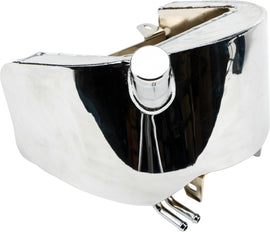 HardDrive Chrome Winged Oil Tank for Softail 89-99, body part with detailed chrome finish and winged design.