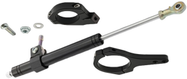 HardDrive steering damper kit in black for Harley FXLR 2020-2025, motorcycle handlebar stabilization component.
