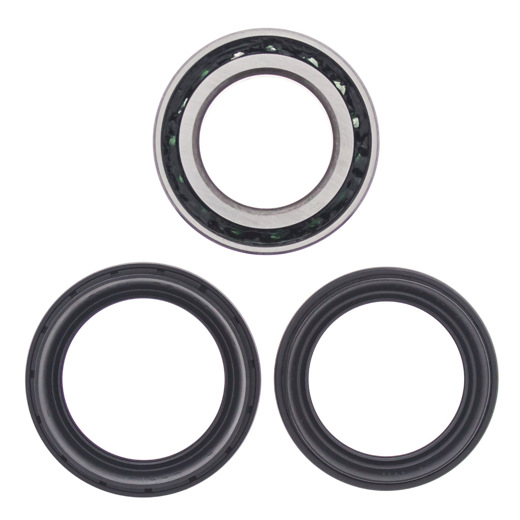 All Balls tapered drive wheel bearing 22-51480H showing the metal bearing with tapered design and packaging.