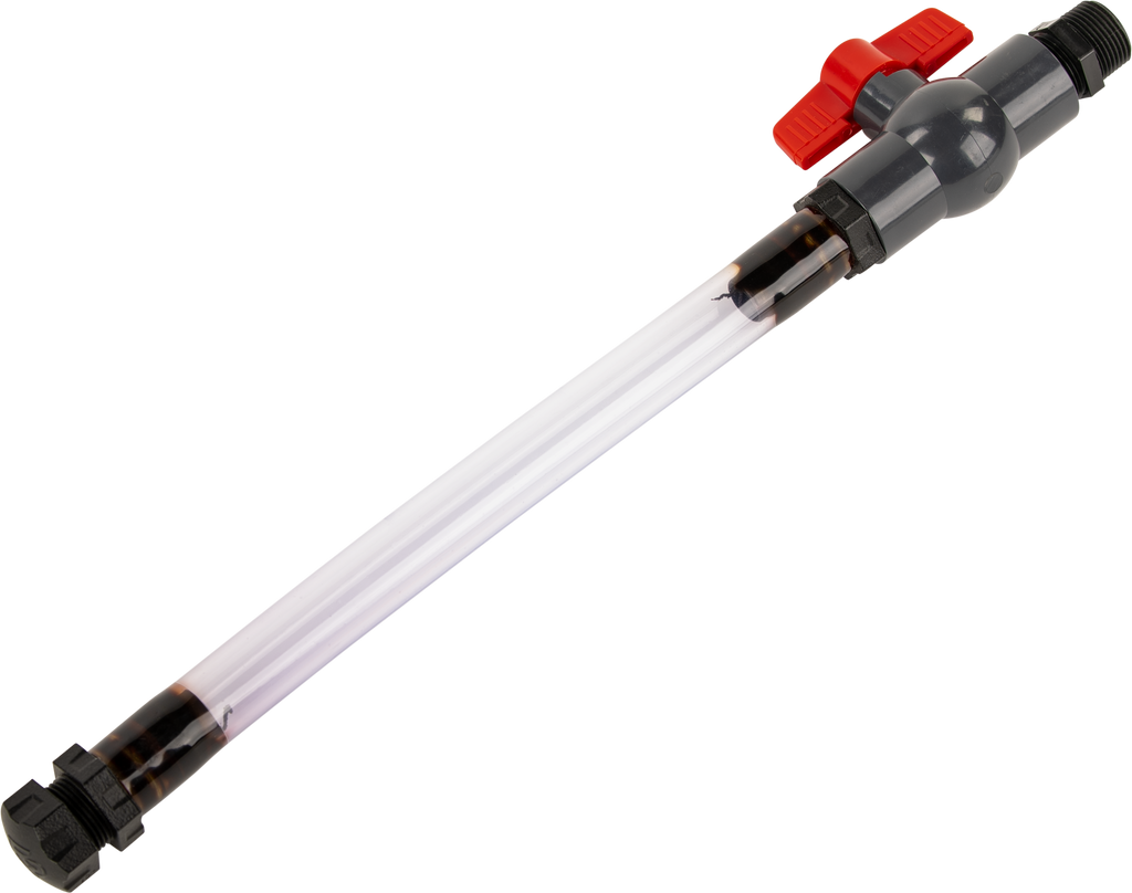 Fire Power Flow Control Valve with screw cap, accessory for fire safety systems, durable metal construction.