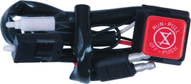 SP1 Kill Switch Pol 27-0124 switch with black handle and metal mounting bracket, used for electrical safety and control.