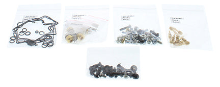 All Balls bike carburetor rebuild kit 226-1697 with gaskets, seals, and components for intake, carb, and fuel system.