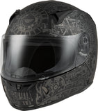 Fly Racing Revolt Matrix Helmet Matte Grey/Black Xl 73-8382X