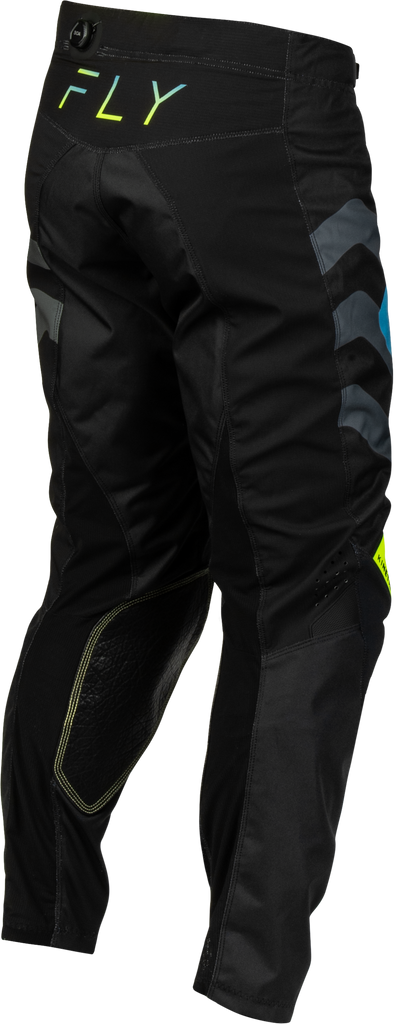Kinetic Volt Pants Black/Grey/Teal/Yellow Sz 42