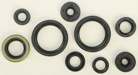 Vertex Oil Seal Set 182-2316 showing multiple black rubber gaskets and seals arranged in a set for engine applications.