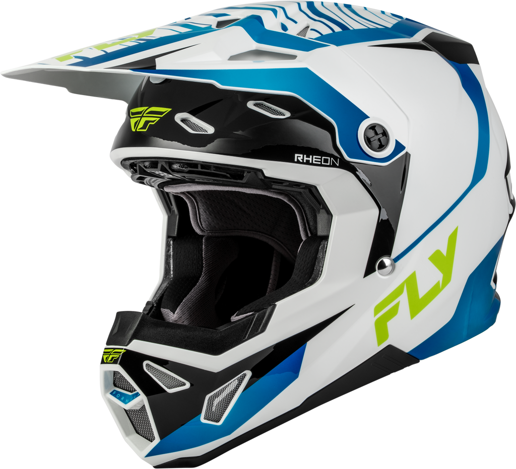 Youth Formula Cp Charge Helmet White/Blue/Black Yl