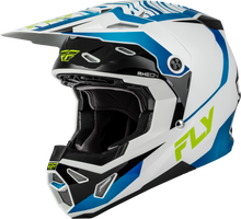 Charger l'image dans la galerie, Youth Formula Cp Charge Helmet White/Blue/Black Yl