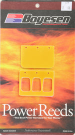 Boyesen Watercraft Power Reeds for intake and carburetor in fuel system, shown in a close-up image.