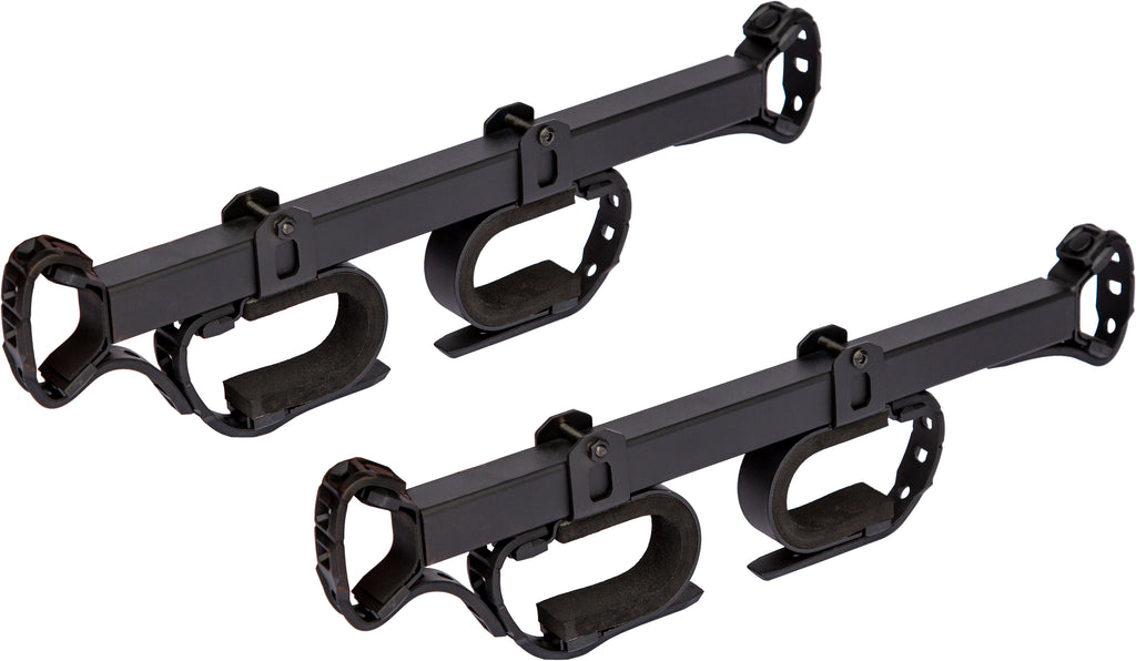 Kolpin Overhead Gun and Bow Rack mounted in a vehicle ceiling for secure storage of firearms and bows.