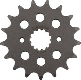 Steel Supersprox front CS sprocket for Suzuki GSX-R750, 17-tooth, fits 530 chain, durable motorcycle sprocket.