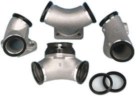 James Gasket intake manifold gasket with metal lip for Evo 10, shown in close-up view of the gasket seal and rubber material.