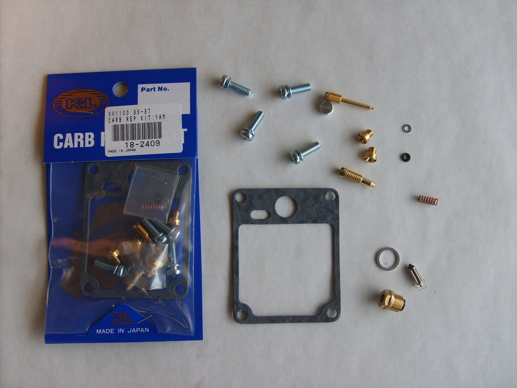 K&L Carburetor Repair Kit 118-2409 for intake, fuel system, includes gaskets and components for carburetor maintenance.