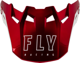 Fly Racing - Formula Cc Centrum Visor Metallic Red/White Yl/Sm - 73-47133S