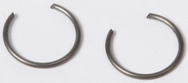 Pair of Vertex piston circlips for Vertex pistons, part number 175-72093K, shown in a close-up image.
