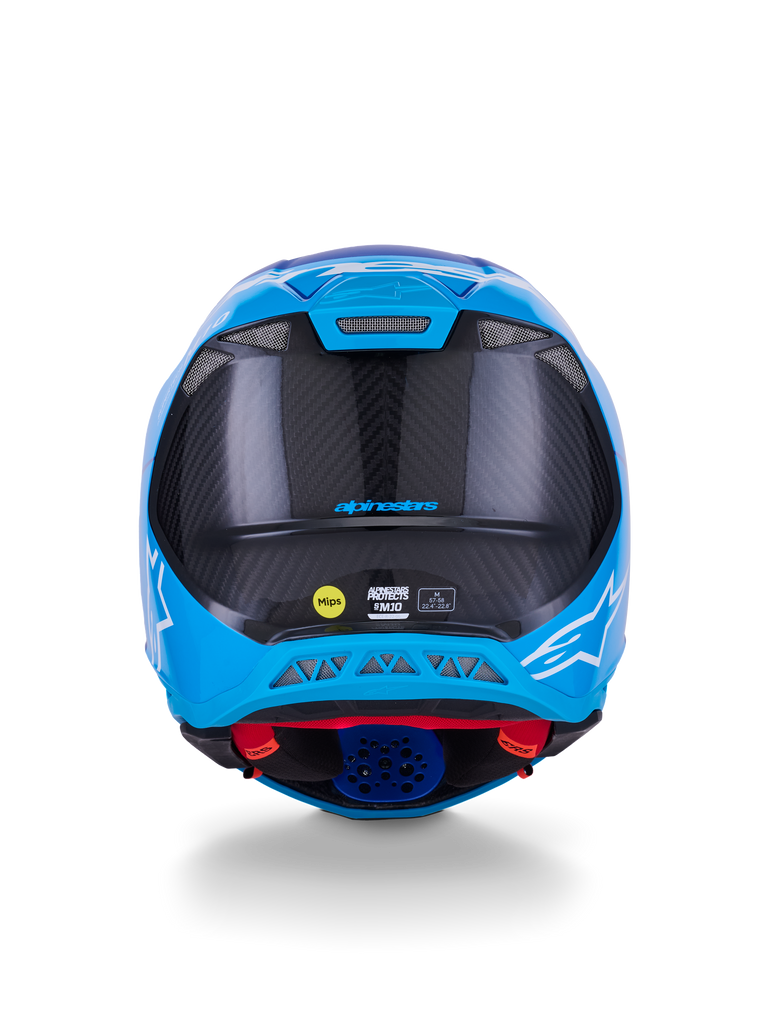 Supertech S M10 Flood Helmet Met Blu/Md Blu/Blk Crb M&G Lg