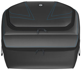 Blue Pro Armor multi-purpose luggage storage bag with zipper closures, designed for versatile organization and travel convenience.