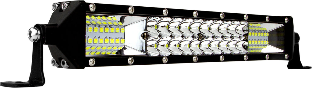 XK Glow 10-inch 2-N-1 light bar showing dual LED light panels with mounting brackets on a black background