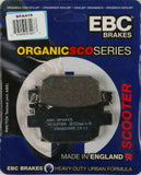 EBC Motorcycle Brakes - Brake Pads Sfa415 Organic - 153-415