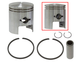 SP1 piston A/C component from piston kits & parts, showing the detailed metal piston with precision machining.