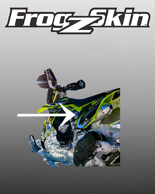Frogzskin Timbersled Vent Kit, 2-piece body vent set, designed for Timbersled snowmobile tracks, by Frogzskin.