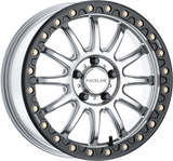 Raceline Alpha Bdlk 17x7 5/4.5 (+40mm) Silver/Blk 570-2095