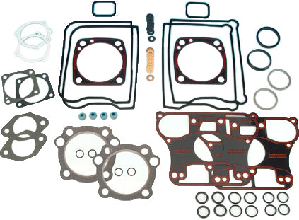 James Gasket top end gasket kit with rubber seals for Evo engines, includes multiple gaskets and sealing components.