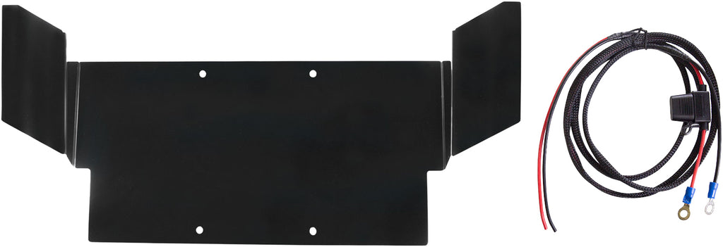 Aquatic AV Amp Bracket Batwing 14-Up 94-1512 for audio and visual equipment, mounted on a vehicle or wall.