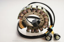 Load image into Gallery viewer, Ricks Motorsport Electric Stator 27-21904 for motorcycle electrical systems, showing the metal coil and mounting points.