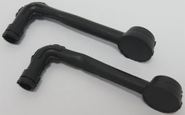 HardDrive rubber breather tube connector for computer hard drive accessories, shown in close-up with black rubber material.