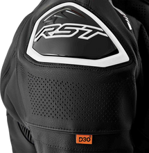 Load image into Gallery viewer, S1 D3o Leather Jacket Blk/Whi Sm