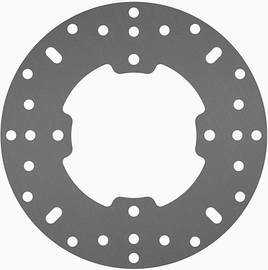 EBC Motorcycle Brakes Standard Rotor 15-6383 showing a close-up of the metal brake rotor with ventilated design.