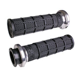 ODI Grips Lock-On Hart-Luck Full-Waffle Black/Silver Indian Tbw 1
