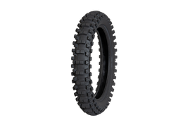 Dunlop Geomax MX34 rear motorcycle tire 120/90-19 bias tire with tread pattern for off-road motocross riding.