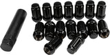 AWC - 12mmx1.50 Lock Style Lug Nuts Black W/Key 16/Pk - 57-94131B