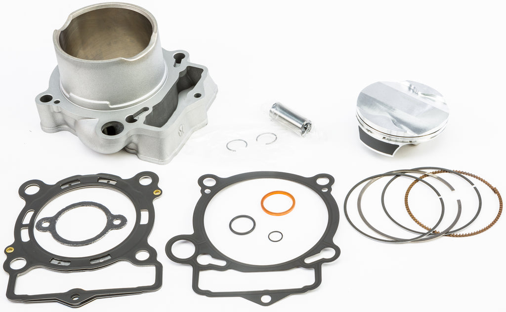 Athena cylinder kit for Husqvarna and KTM bikes, 82mm bore, 13.8:1 compression ratio, shown with detailed engine components.