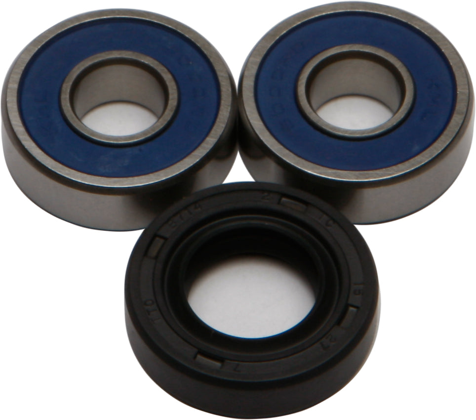 All Balls drive wheel bearing and seal kit 22-51040, front and rear, for motorcycle wheel maintenance, shown in the image.
