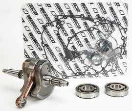 Wiseco engine bottom end kit for Yamaha WPC218, includes piston, crankshaft, and internal engine components.