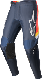Alpine Star Fluid Corsa Pants in Night Navy, size 28, with sleek athletic design and lightweight fabric for active wear.