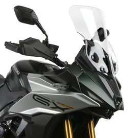 National Cycle Vstream Tall Clear Windscreen for Suzuki motorcycles, showing the tall, transparent motorcycle windscreen in clear material.