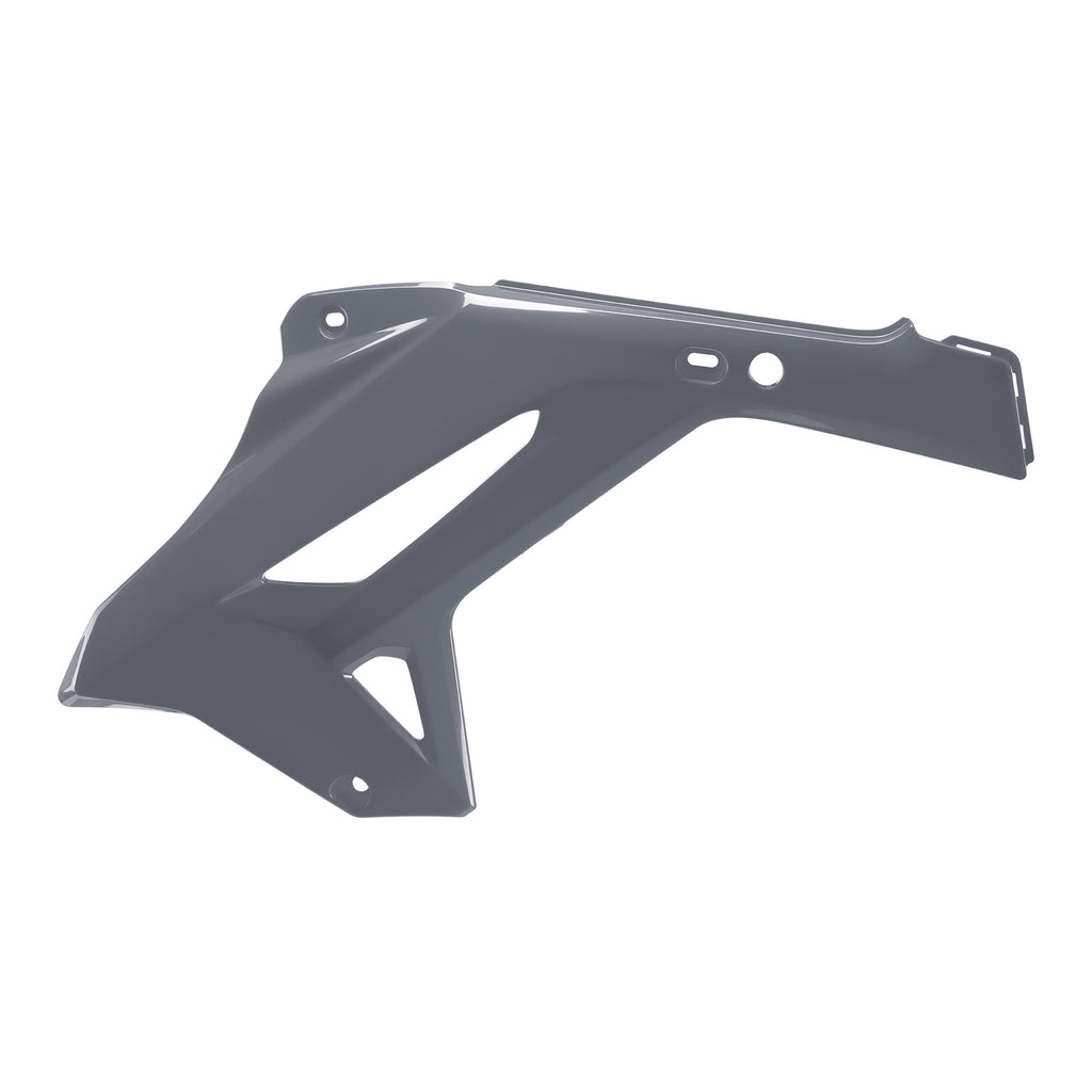 Polisport Plastics radiator shroud body for HON models, featuring durable plastic construction and a sleek design.