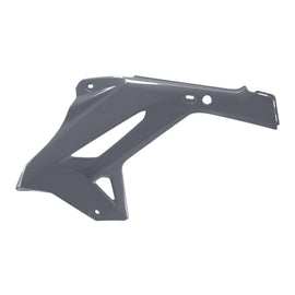 Polisport Plastics radiator shroud body for HON models, featuring durable plastic construction and a sleek design.