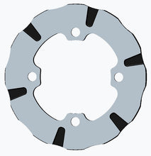 Charger l'image dans la galerie, Braking Batfly Oversized Rotor Pol 31-9014 brake rotor with cooling fins and metallic finish, designed for high-performance vehicles.